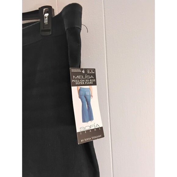 Sofia Jeans Women’s Plus Size Melisa Flare High Rise Pull On Jeans Size 20W - Picture 2 of 5